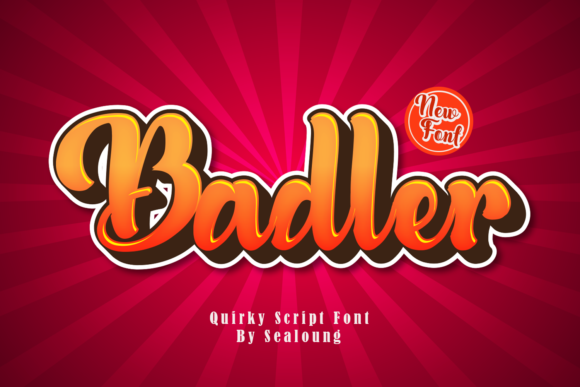 Badler: A Bold, Modern Display Typeface for the Real World