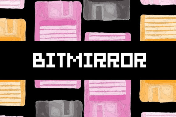 BitMirror: A Retro Pixel Font for Standout Business Branding
