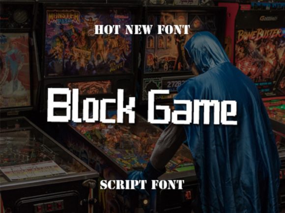 Block Game: A Distinctive Display Font for Editorial Storytelling