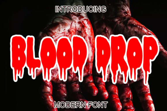 Blood Drop: The Display Font That Makes Your Products Pop