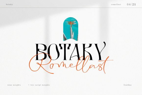Botaky Romellast: A Duo Font for Editorial Designers