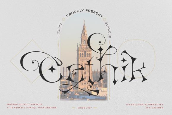 Cethik: A Display Font That Brings Brand Character