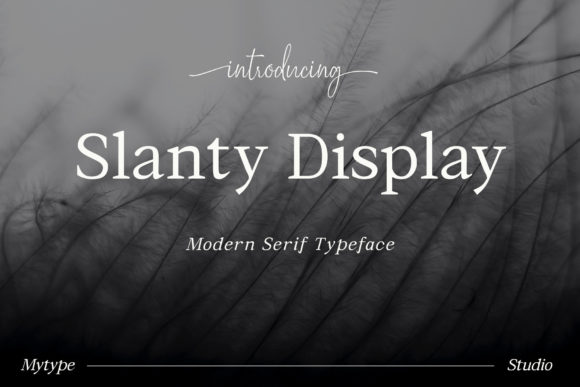 Crafting Visual Campaigns with Slanty Display Font
