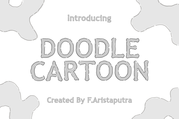 Doodle Cartoon: A Vintage Display Font for Editorial Charm