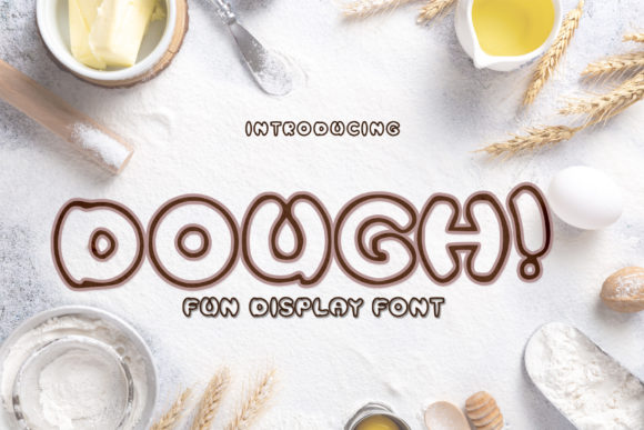 Dough: A Playful Display Typeface for Bold Web Branding