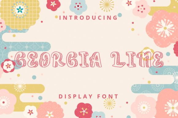 Georgia Line: The Friendly Outlined Font for Crafters & Creators