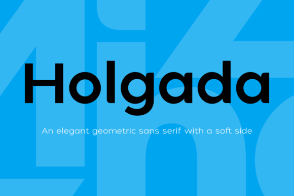 Holgada Family: A Friendly Geometric Sans for Modern Web Design