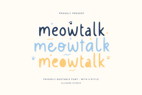 Introducing Meowtalk: A Font for Editorial Playfulness and Personality