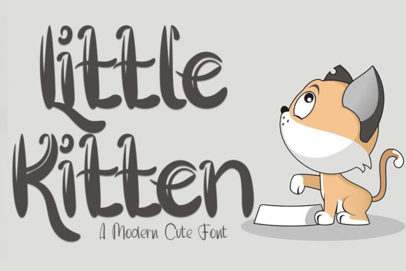 Little Kitten: A Font with Character & Quirk