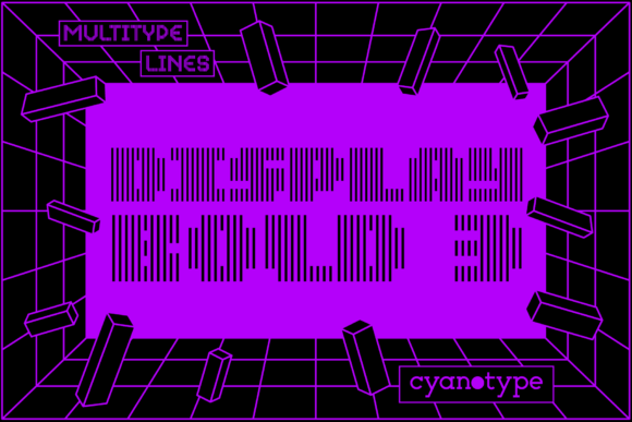 MultiType Lines Display Bold 3: A Distinctive Font for Your Brand