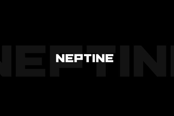 Neptine: A Minimal Thick Display Font for Bold Branding