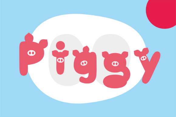 Piggy: A Craft-Friendly Font for Whimsical Product Designs