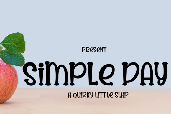 Simple Day Font: A Quirky Display Typeface for Branding