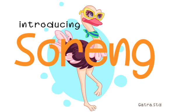 Soreng Font: A Fun Typeface for Serious Business Branding