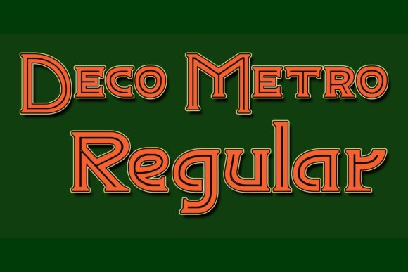 Testing Deco Metro Font in a Real Web Project