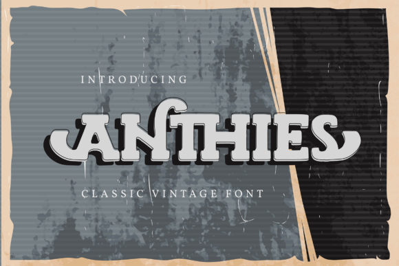 Testing the Anthies Display Font in Real Branding Projects