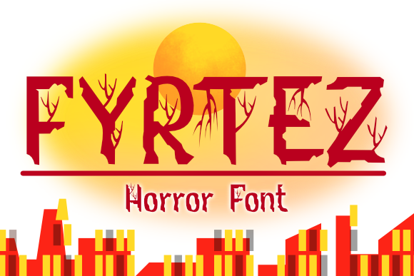 The Fyrtez Typeface: Elevating Editorial Design with a Dark Edge