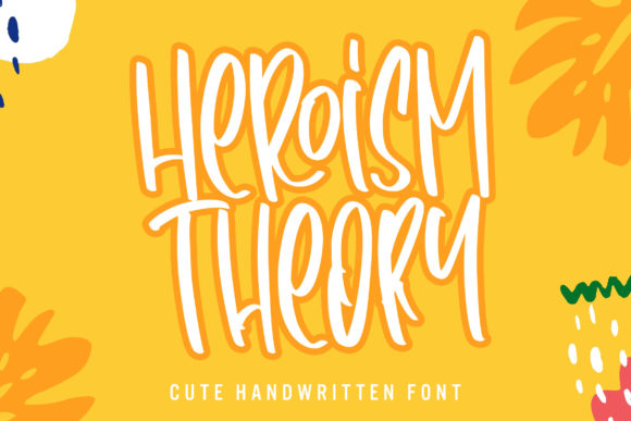 The Heroism Theory Font: A Creative Handmaker's Favorite Display Typeface