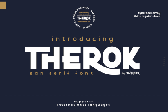 Therok: The Campaign Font Built for Speed and Power
