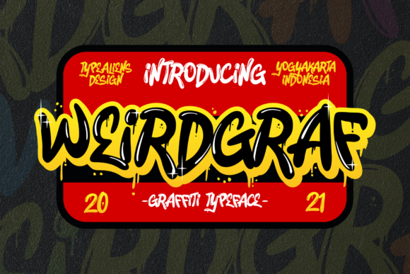 Weirdgraf: A Display Font Made for Creative Product Makers