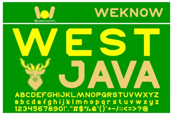 West Java Font: A Bold and Sporty Typeface for Brand Building