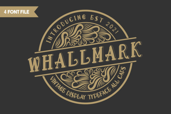 Whallmark: A Display Font Built for Serious Branding
