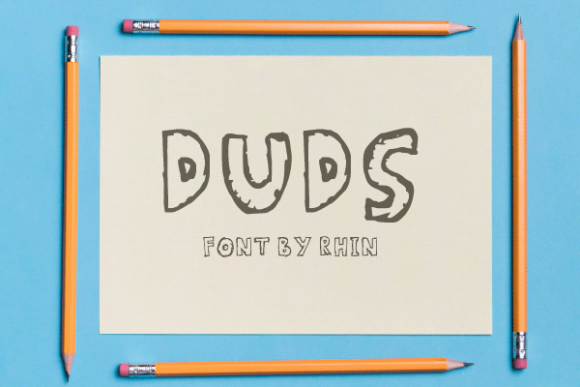 Why Duds Is the Cute Outlined Display Font Your Business Needs