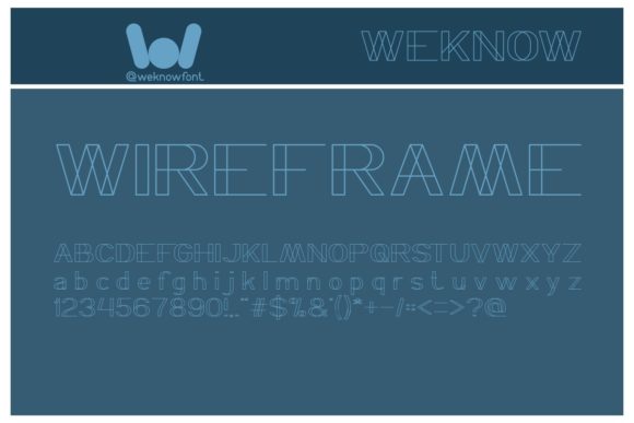 Wireframe Font: Bold, Techno, and Perfect for Branding